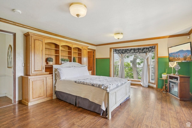 1174 Oakmont Ln, Provo, UT 84604 - bedroom with crown molding and hardwood / wood-style floors