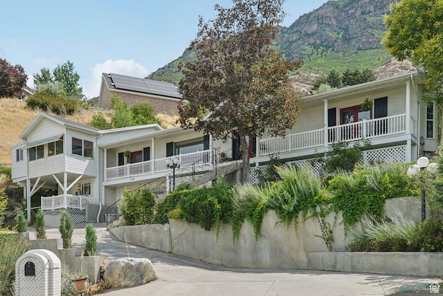 1174 Oakmont Ln, Provo, UT 84604 - view of property featuring a mountain view and driveway