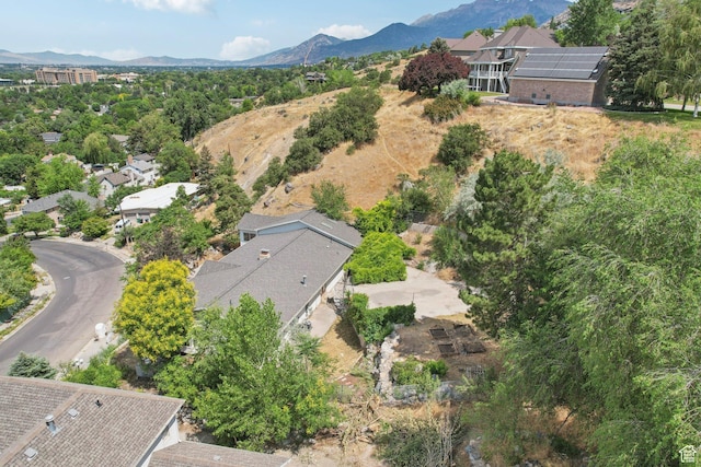 1174 Oakmont Ln, Provo, UT 84604 - aerial view of property and surrounding area featuring mountains