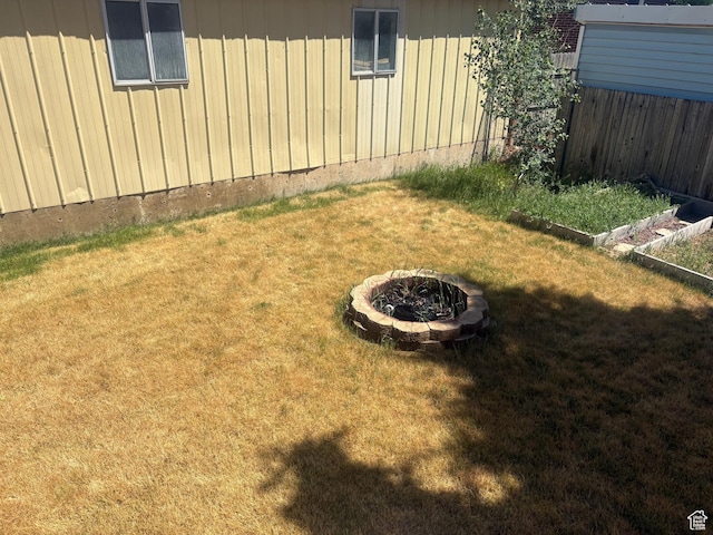 585 S 600 W, Heber City, UT 84032 - view of yard featuring an outdoor fire pit
