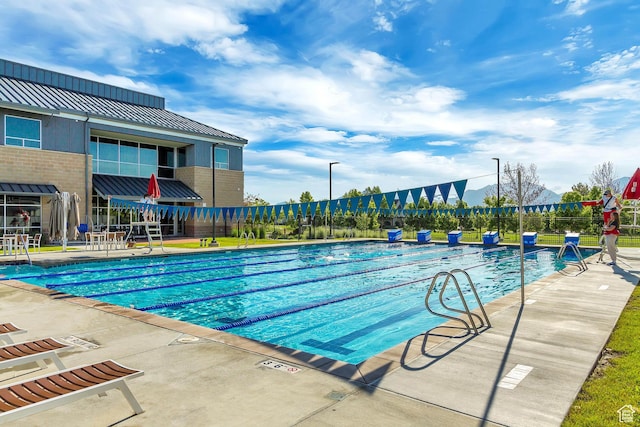 10253 S Clarks Hill Dr, South Jordan, UT 84009 - community pool featuring a patio