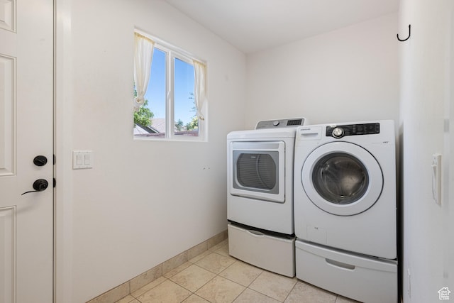 320 S 460 W, Hurricane, UT 84737 - washroom featuring separate washer and dryer and light tile patterned floors