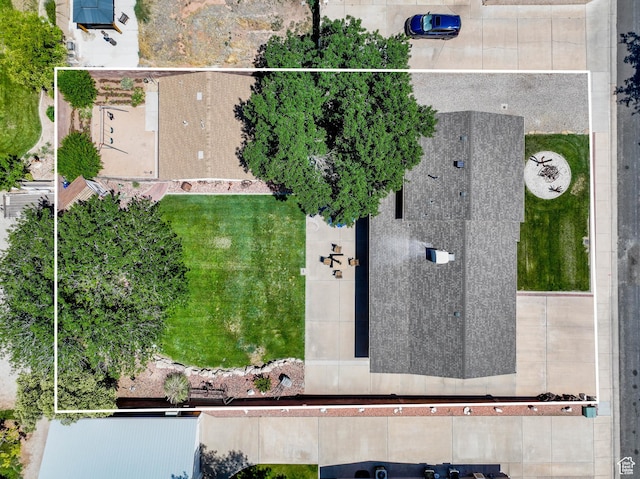 320 S 460 W, Hurricane, UT 84737 - aerial overview of property's location featuring property parcel outlined