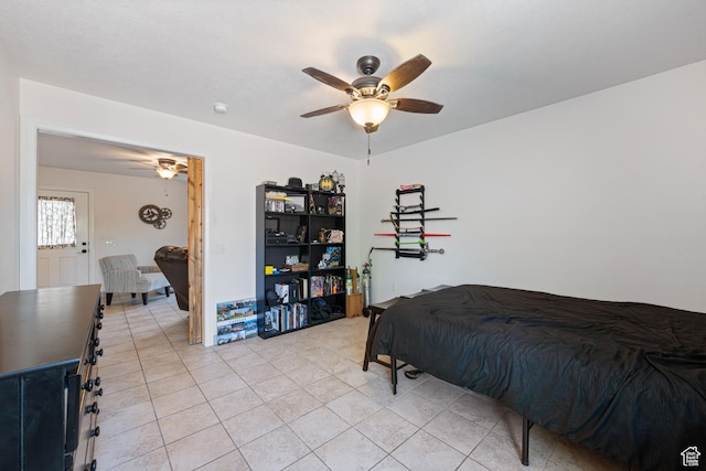 320 S 460 W, Hurricane, UT 84737 - bedroom featuring light tile patterned floors and ceiling fan