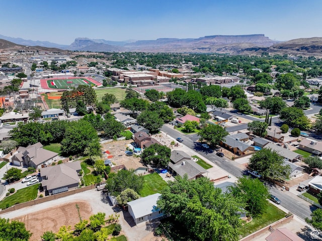 320 S 460 W, Hurricane, UT 84737 - aerial view of residential area featuring a mountain backdrop