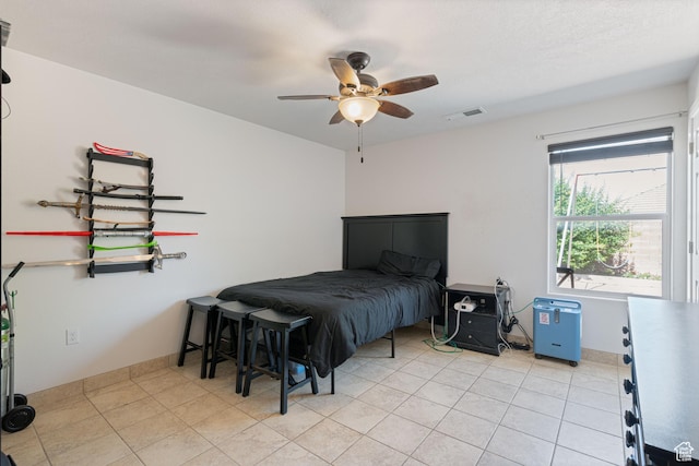 320 S 460 W, Hurricane, UT 84737 - bedroom with ceiling fan and light tile patterned floors