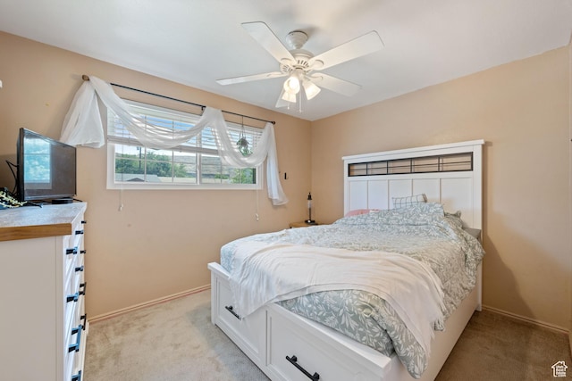 320 S 460 W, Hurricane, UT 84737 - bedroom with light colored carpet and ceiling fan