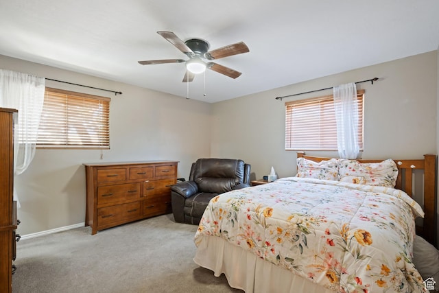 320 S 460 W, Hurricane, UT 84737 - carpeted bedroom featuring baseboards and a ceiling fan