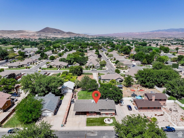 320 S 460 W, Hurricane, UT 84737 - aerial view of residential area with a mountain backdrop