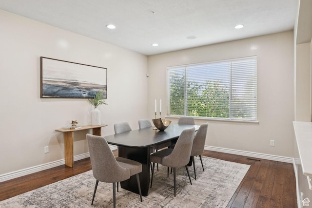 14318 S Butterfield Park Way, Herriman, UT 84096 - dining room with wood-type flooring and recessed lighting