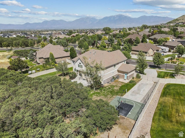 14318 S Butterfield Park Way, Herriman, UT 84096 - aerial view of residential area featuring a mountain backdrop