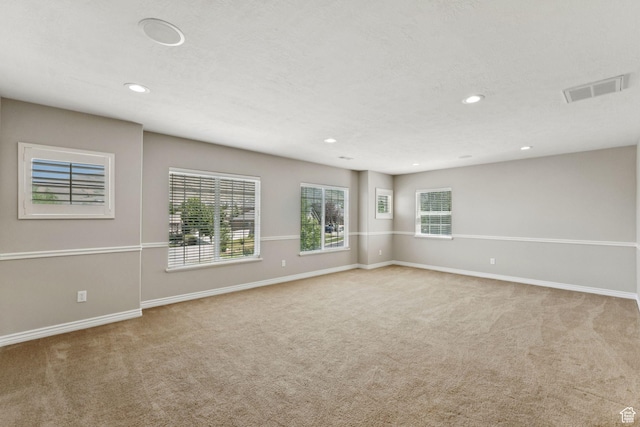 14318 S Butterfield Park Way, Herriman, UT 84096 - carpeted spare room featuring recessed lighting and baseboards