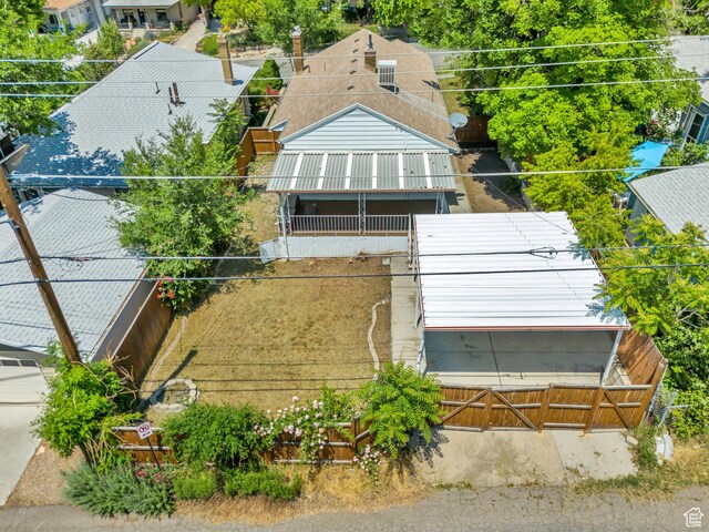 1252 E Bryan Ave S, Salt Lake City, UT 84105 - aerial view of property and surrounding area