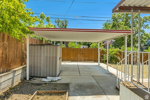 1252 E Bryan Ave S, Salt Lake City, UT 84105 - view of patio with a carport
