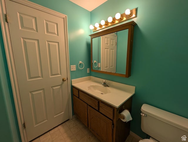 2826 W 4275 S, Roy, UT 84067 - half bathroom with vanity and tile patterned floors