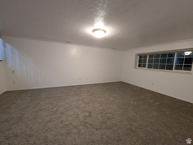2826 W 4275 S, Roy, UT 84067 - spare room featuring a textured ceiling and dark colored carpet