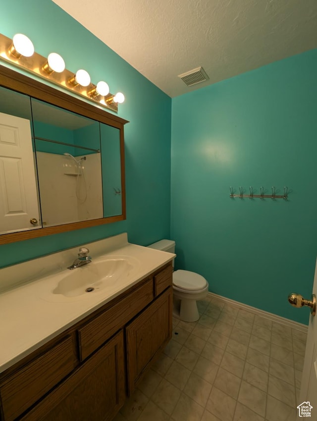 2826 W 4275 S, Roy, UT 84067 - full bathroom featuring vanity, a shower, and a textured ceiling