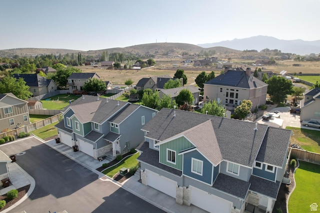 8151 St Cecilia St S, Eagle Mountain, UT 84005 - aerial view of residential area with mountains