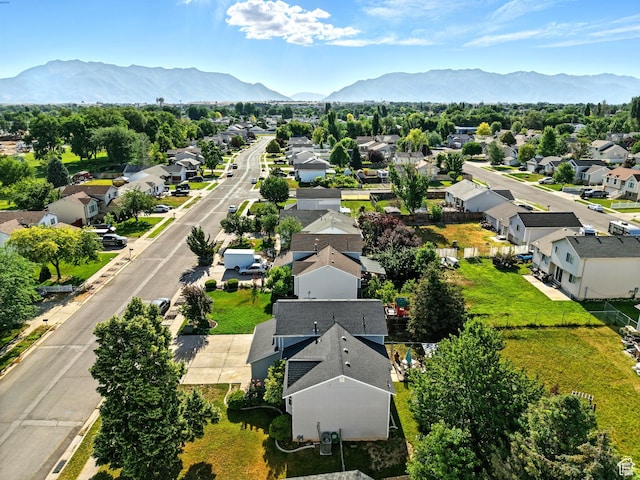 1213 W 1640 N, Clinton, UT 84015 - aerial perspective of suburban area with mountains