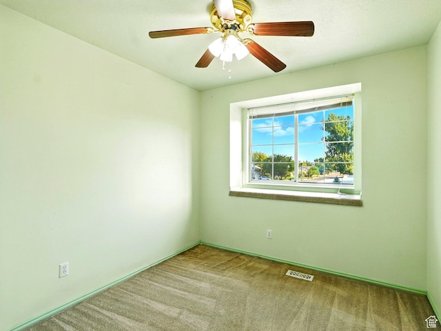 1213 W 1640 N, Clinton, UT 84015 - carpeted empty room featuring ceiling fan
