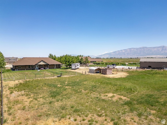 6613 W 200 N, Ogden, UT 84404 - view of yard with a mountain view and a view of countryside