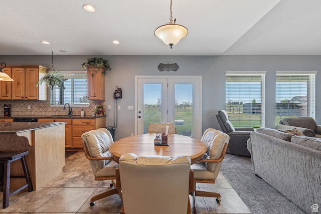 6613 W 200 N, Ogden, UT 84404 - dining space featuring recessed lighting and light tile patterned floors