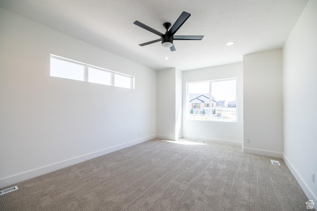 361 E Ventura Blvd, Tooele, UT 84074 - carpeted spare room with ceiling fan and recessed lighting