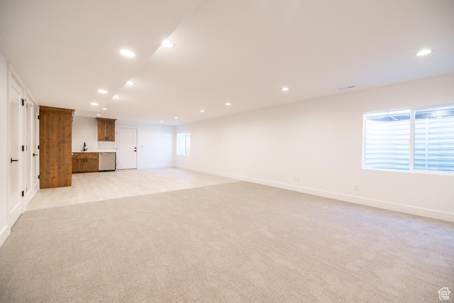 361 E Ventura Blvd, Tooele, UT 84074 - basement featuring light carpet and recessed lighting