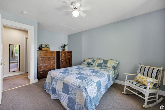 345 E 2475 N, North Logan, UT 84341 - carpeted bedroom with baseboards and ceiling fan