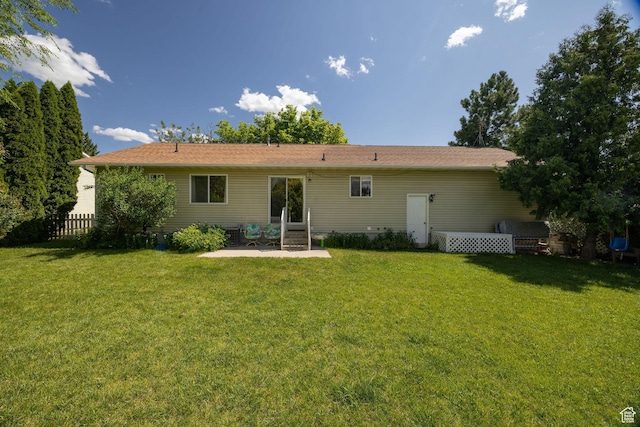 345 E 2475 N, North Logan, UT 84341 - rear view of house with a patio area