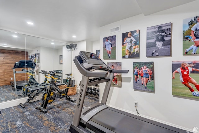953 E 1000 N, American Fork, UT 84003 - workout room featuring recessed lighting and baseboards