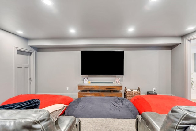 953 E 1000 N, American Fork, UT 84003 - cinema room featuring recessed lighting and baseboards