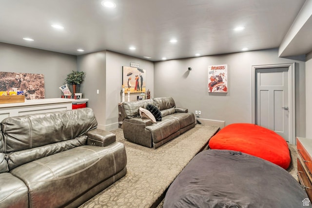 953 E 1000 N, American Fork, UT 84003 - living room featuring recessed lighting and carpet floors