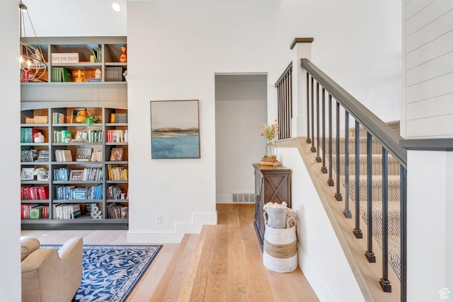 953 E 1000 N, American Fork, UT 84003 - staircase featuring wood finished floors and baseboards
