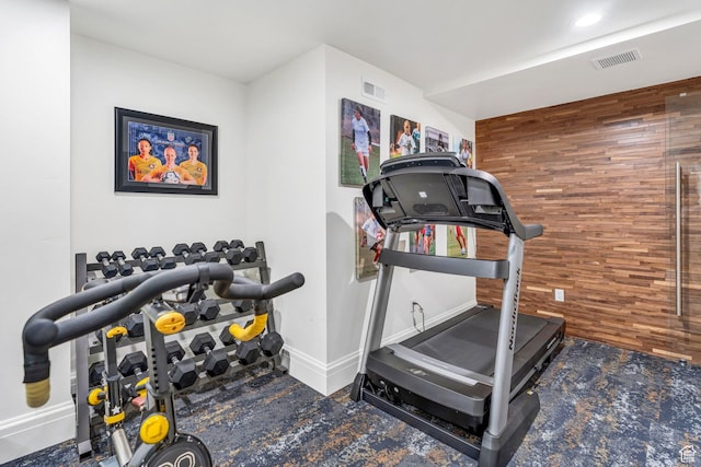 953 E 1000 N, American Fork, UT 84003 - exercise area featuring wood walls and baseboards