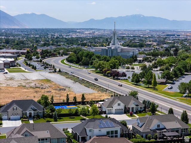 953 E 1000 N, American Fork, UT 84003 - aerial view of residential area with mountains