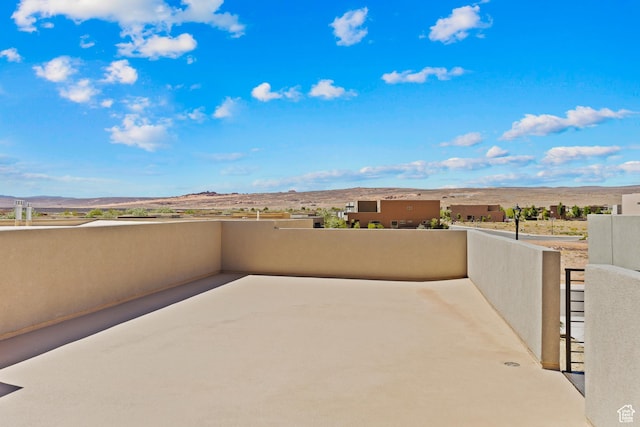 4982 W 3175 S, Hurricane, UT 84737 - patio / terrace with a mountain view