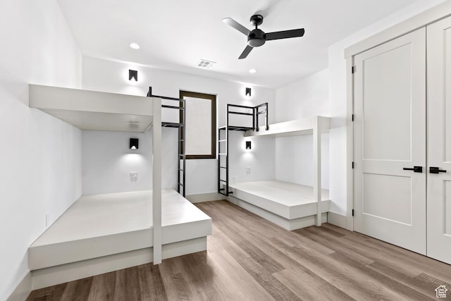 4982 W 3175 S, Hurricane, UT 84737 - unfurnished bedroom with wood finished floors and recessed lighting
