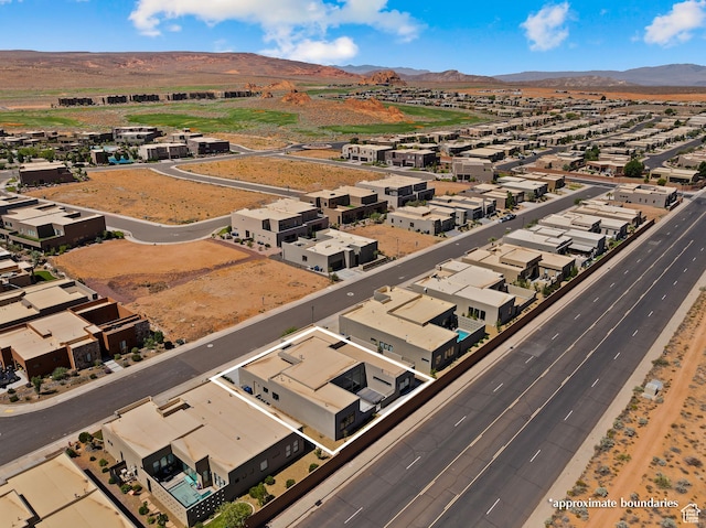 4982 W 3175 S, Hurricane, UT 84737 - drone / aerial view of a mountainous background