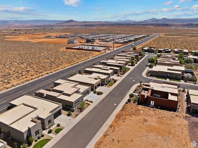 4982 W 3175 S, Hurricane, UT 84737 - aerial view of residential area with a mountainous background