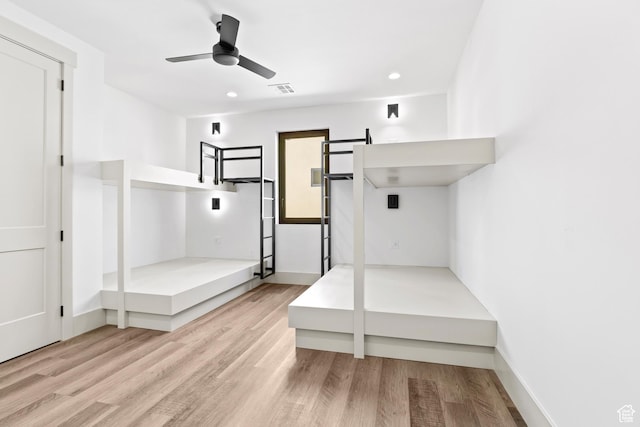 4982 W 3175 S, Hurricane, UT 84737 - mudroom featuring wood finished floors, a ceiling fan, and recessed lighting
