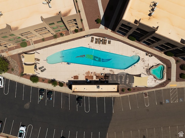 4982 W 3175 S, Hurricane, UT 84737 - aerial view of a pool area