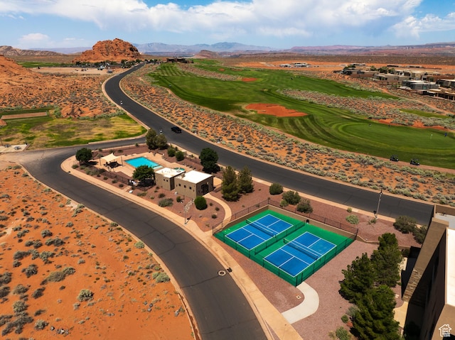 4982 W 3175 S, Hurricane, UT 84737 - aerial view of mountains and a golf club
