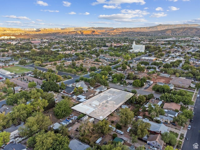 143 E 200 S, St George, UT 84770 - aerial view of residential area featuring mountains