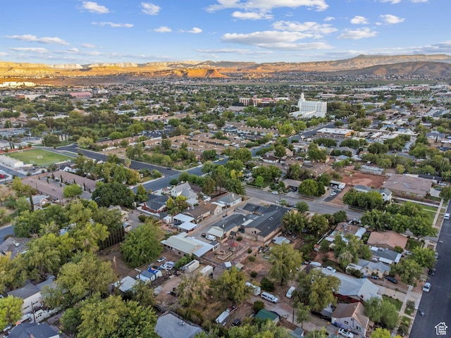 143 E 200 S, St George, UT 84770 - aerial view of property and surrounding area with nearby suburban area