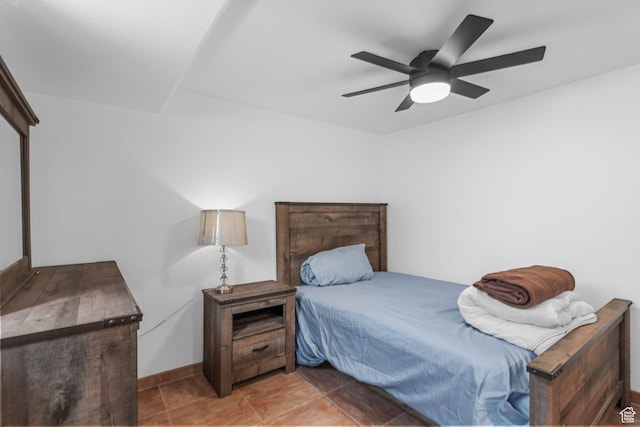 143 E 200 S, St George, UT 84770 - bedroom featuring a ceiling fan and tile patterned flooring