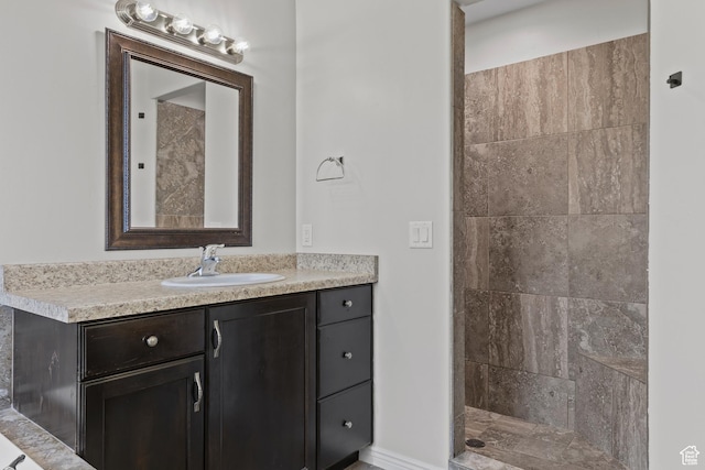 3342 S 240 W, Washington, UT 84780 - full bathroom with vanity and a tile shower