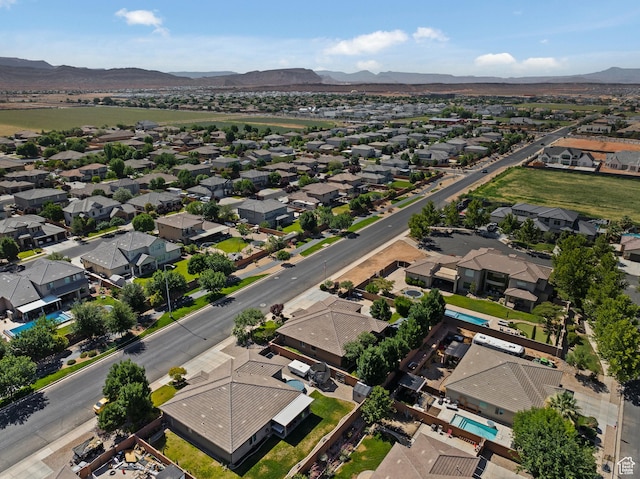 3342 S 240 W, Washington, UT 84780 - aerial view of residential area featuring mountains