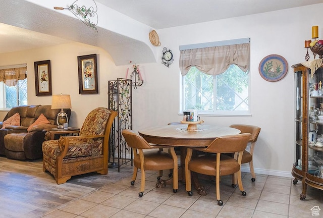 435 W Cobblestone Dr, Providence, UT 84332 - dining space featuring light tile patterned floors