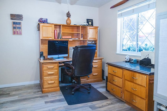 435 W Cobblestone Dr, Providence, UT 84332 - office area featuring light wood finished floors
